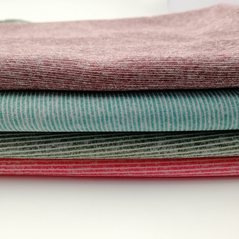 Recycle Polyester Cationic Striped Antibacterial Fabric5.jpg