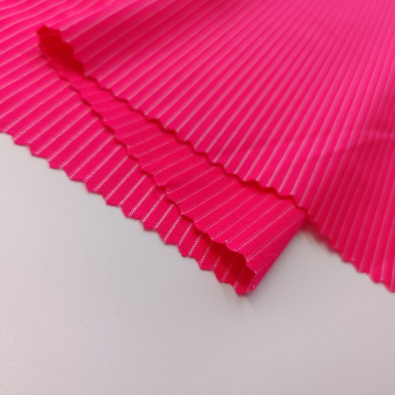 90 Polyester 10 Spandex Cationic Striped Fabric3.jpg