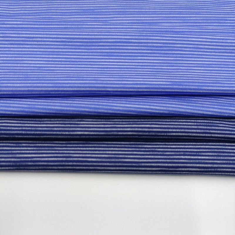 Polyester Spandex Cationic Small Stripe Elastic Fabric4.jpg