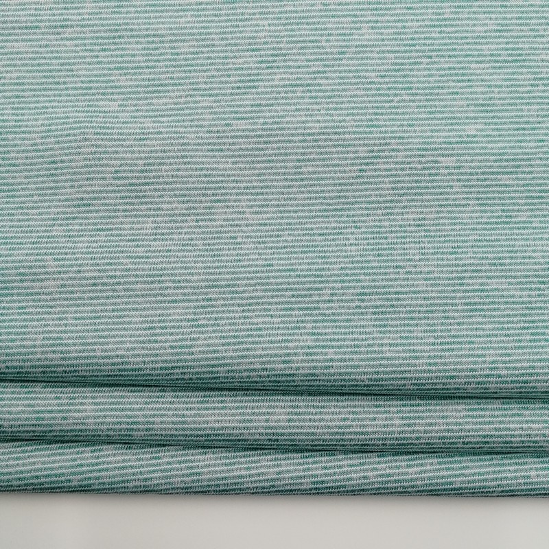 Recycle Polyester Cationic Striped Antibacterial Fabric